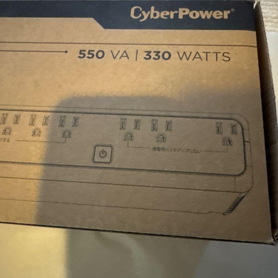 CyberPower SL550U JP 無停電電源装置 550VA/330W