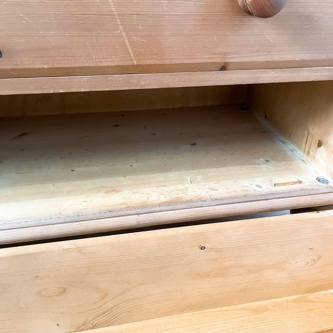 パイン材　引き出し　タンス　古道具　収納　チェスト