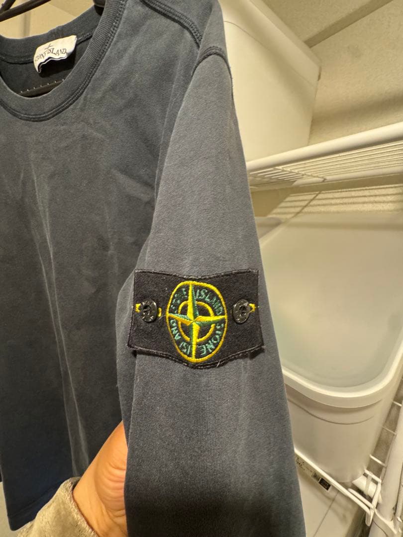 Stone  長袖Tシャツ ブラック