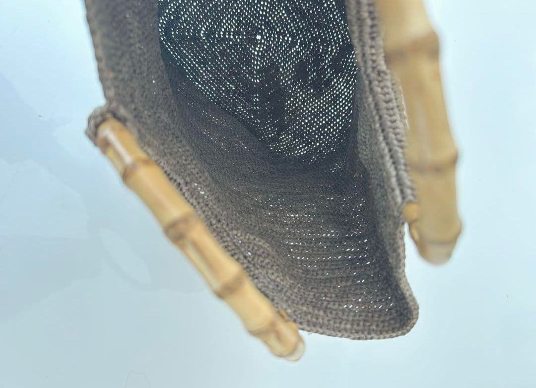 【再販】　ヨーガンレール　ラフィアバッグ