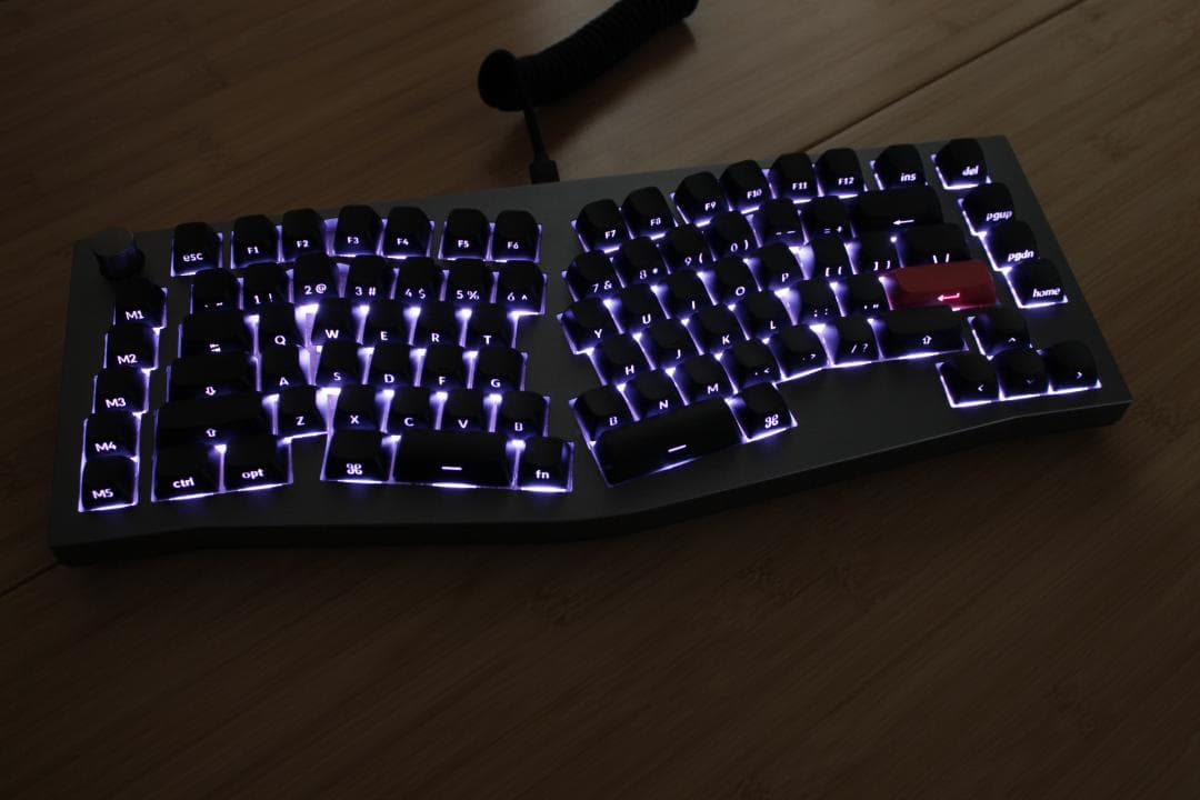 【Keychron】Q10 QMK/VIA キーボード US配列 シルバー