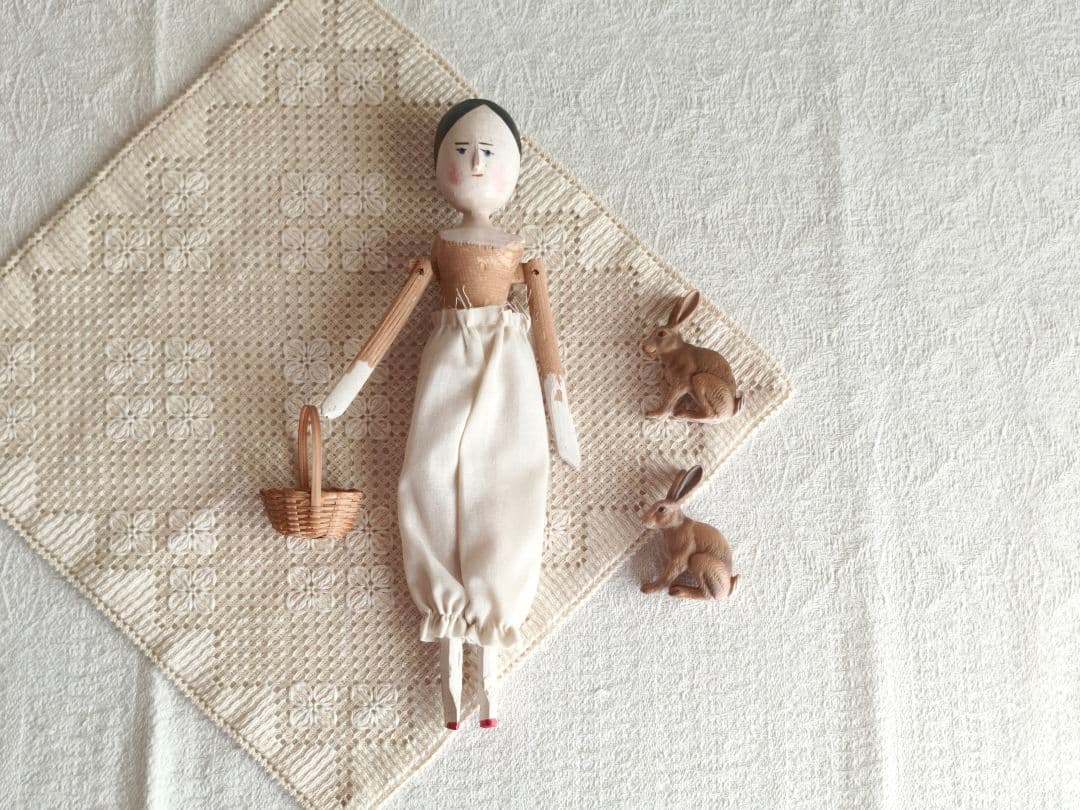 * antique doll ୨୧ .·*° アンティーク ペグドール