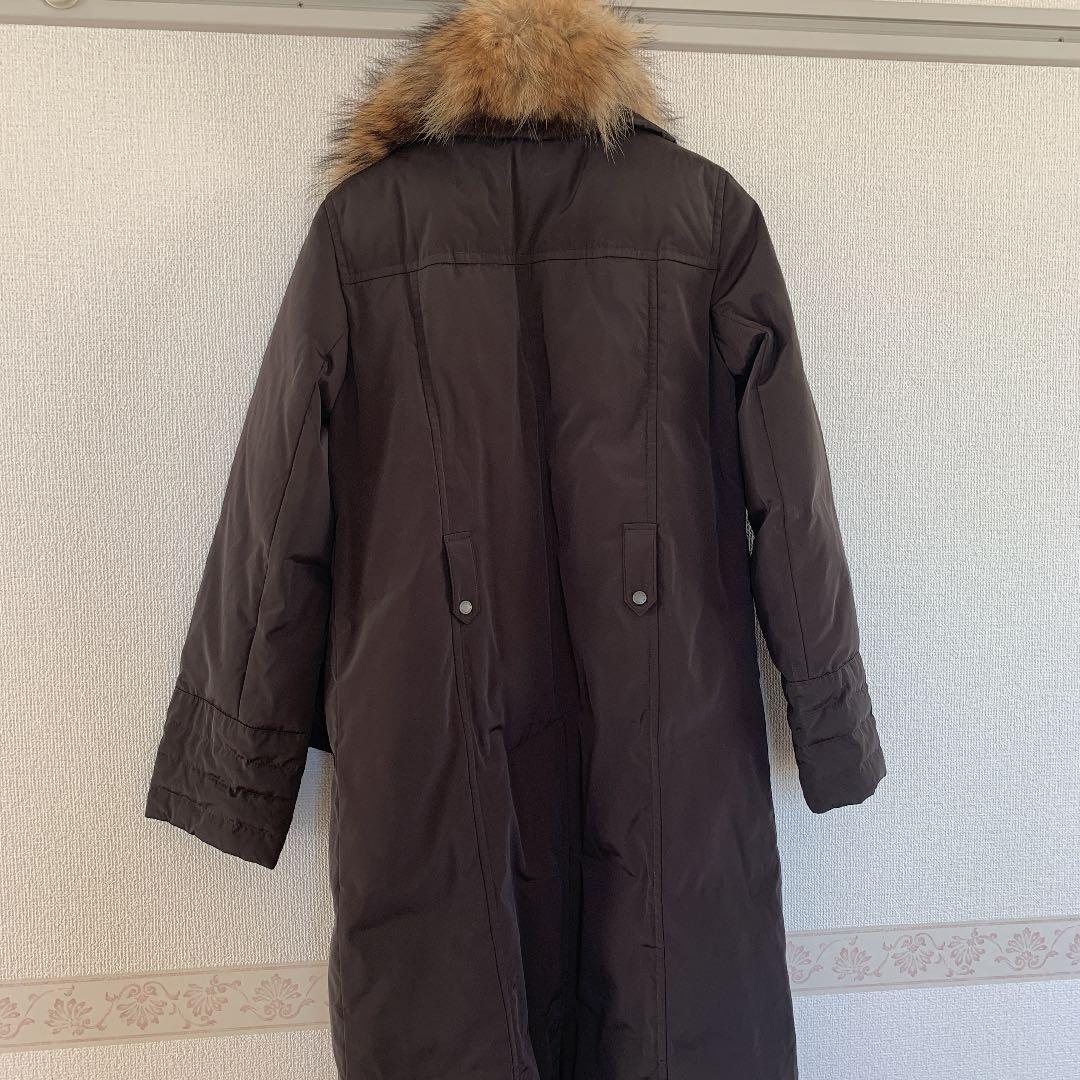 ラクーンファーロングダウンコート　バーバリー