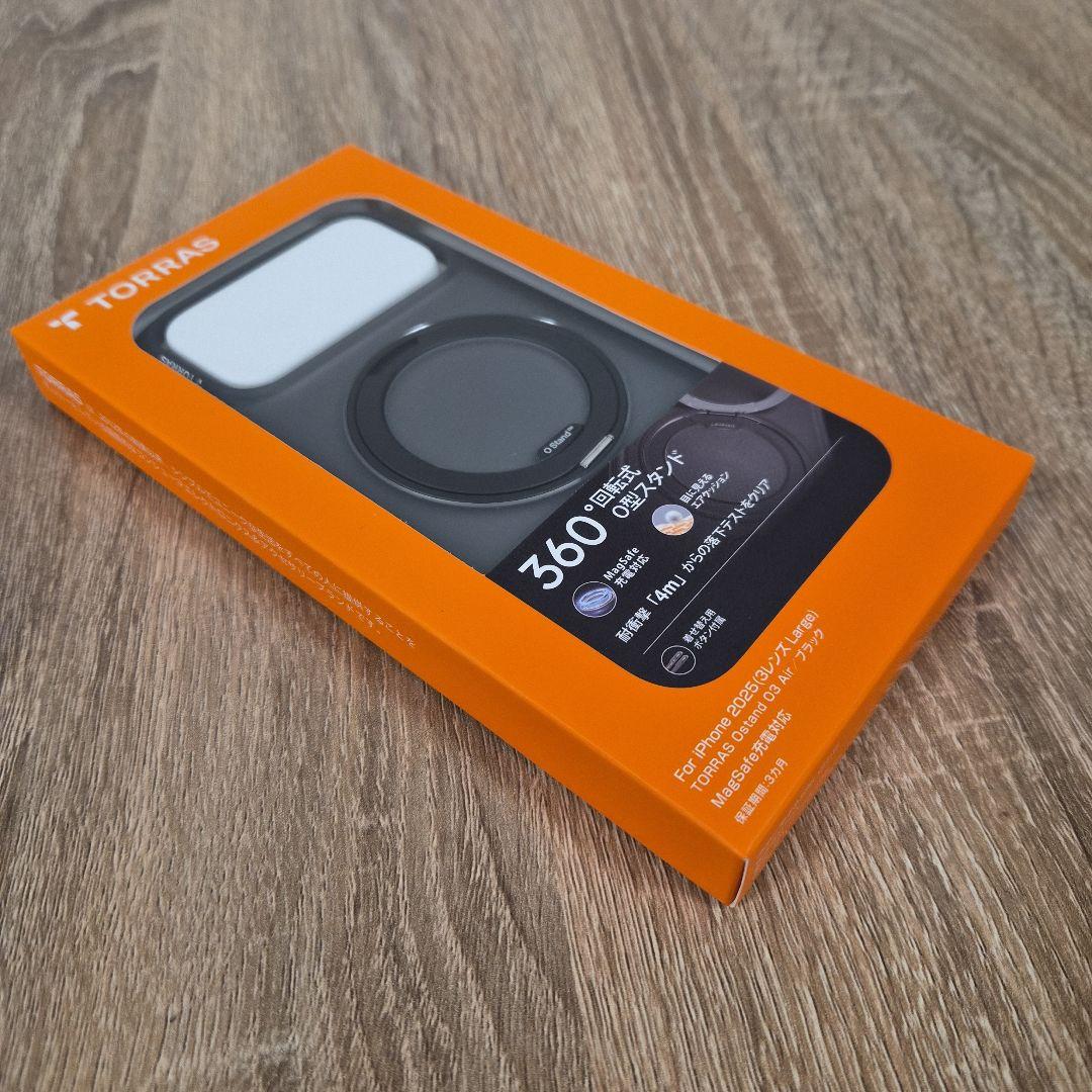 iPhone17ProMax TORRAS Ostand 03 Air/ブラック