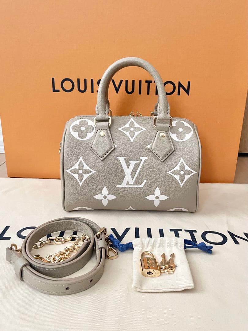 RFID 正規品 ルイヴィトン スピーディ20 アンプラント バンドリエール