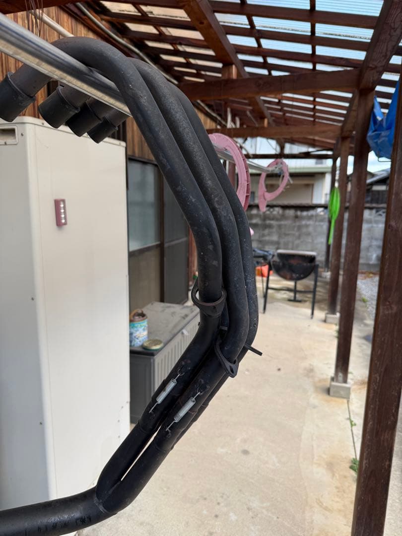 ゼファー400用　ガニマタブレット　サイレンサースタンド付