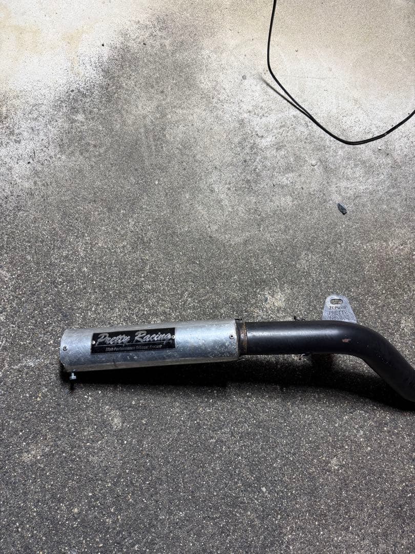 ゼファー400用　ガニマタブレット　サイレンサースタンド付