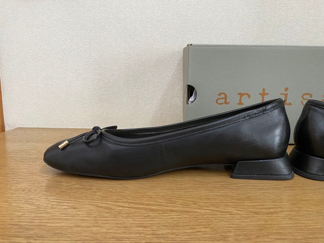 専用❗️☆Clarks(クラークス)☆フラットバレエシューズ黒24cm