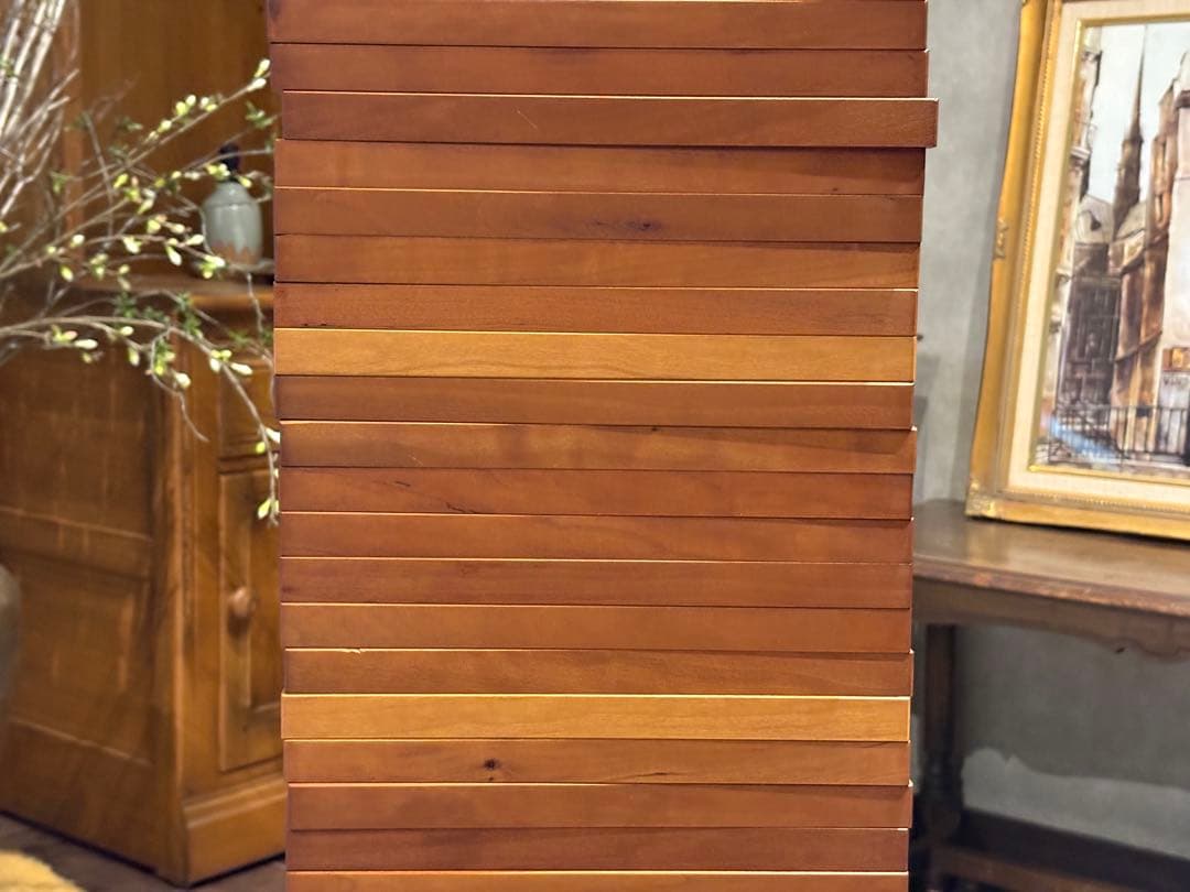 ① Jonny B 回転式CDラック　コレクションケース　ウォールナット　RZ