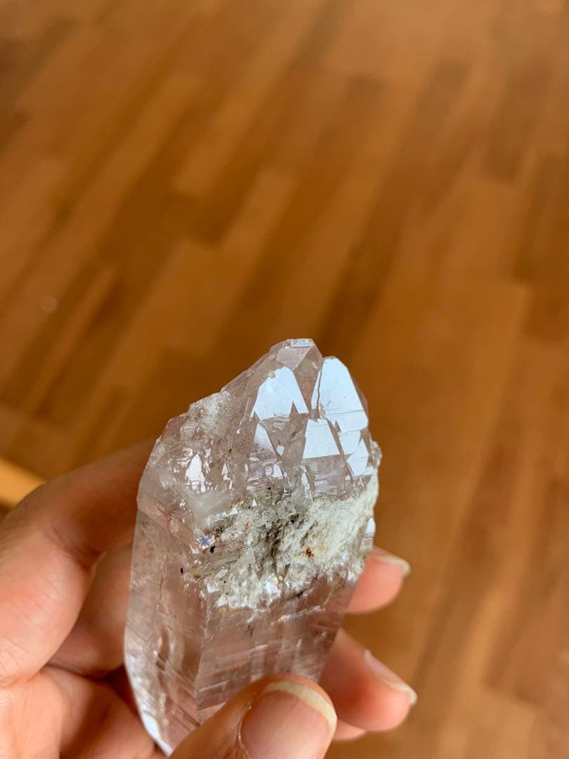 値下げ！ヒマラヤ水晶　パキスタン　 超クリアー　セルフヒールド　ＤＴ　虹あり