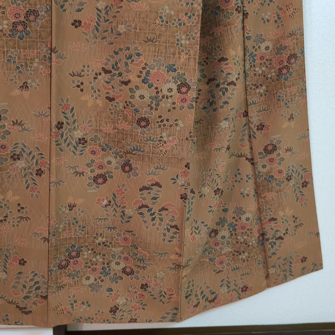 【三花】美品　東レシルック　東洋和装　袷　洗える着物　リユース