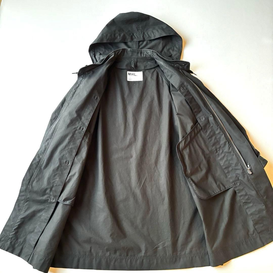 MHL. モッズコート フーディ　ダウンライナー付き　3way ブラック