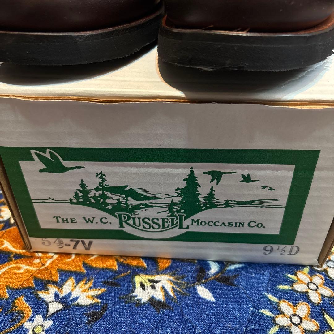 00s デッドストック　ネペンテス別注　ラッセルモカシン　ダブルヴァンプ