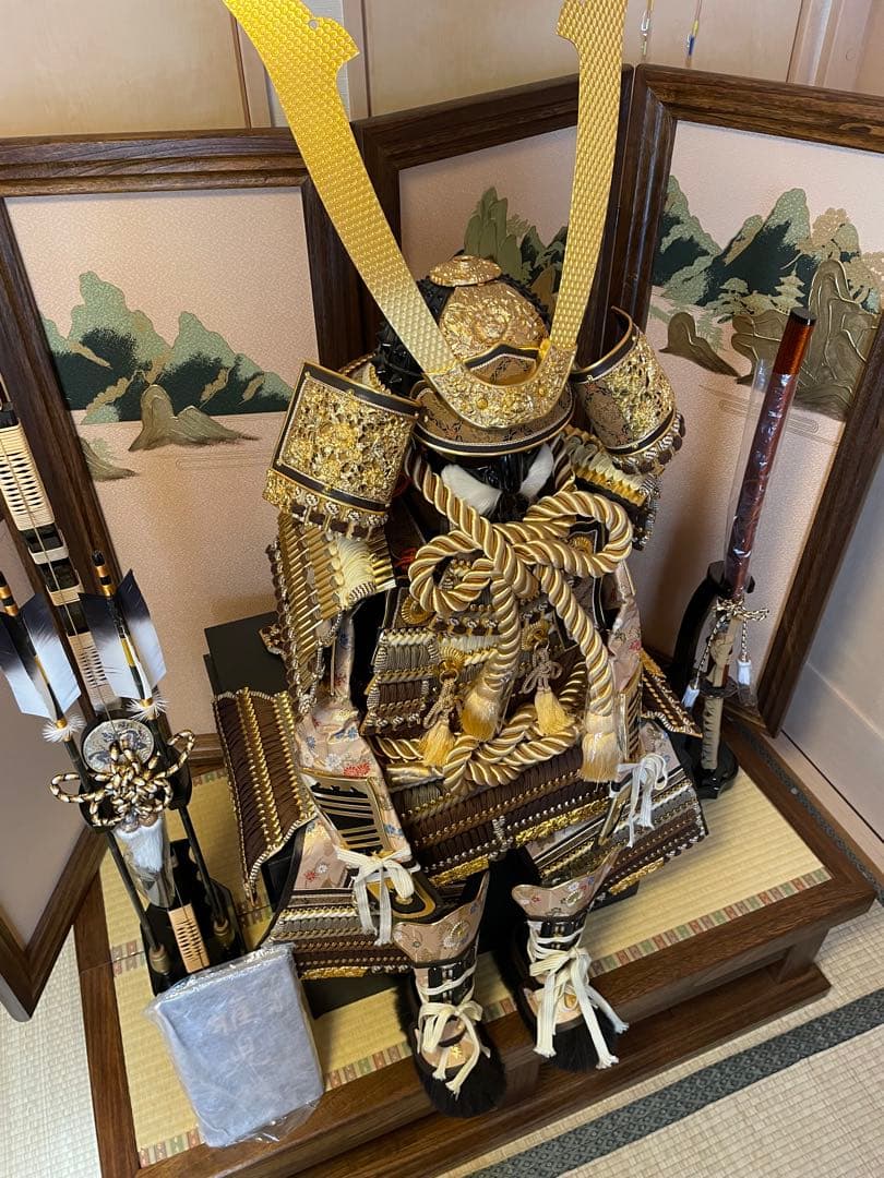 【miii0731】【美品】五月人形　着用稚児鎧兜