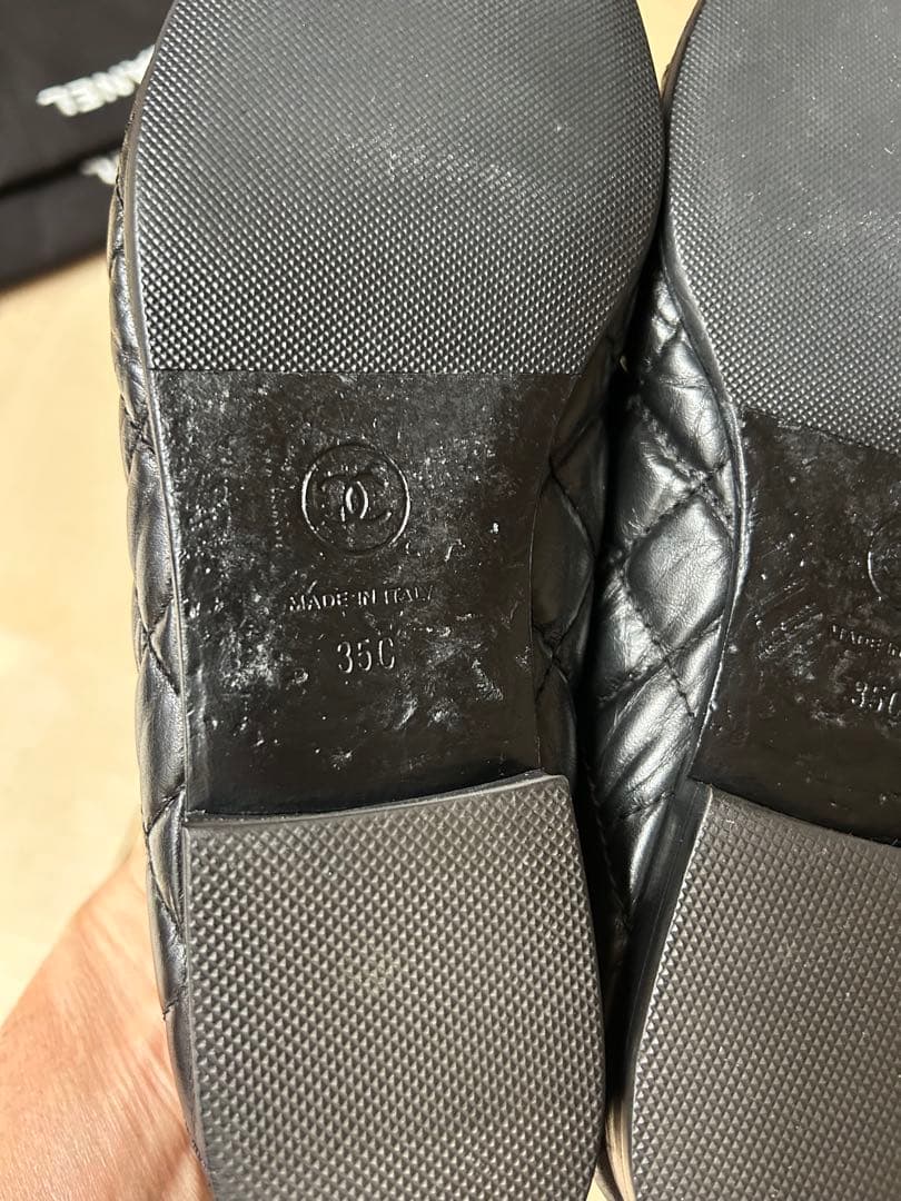 CHANEL バレエフラット 35