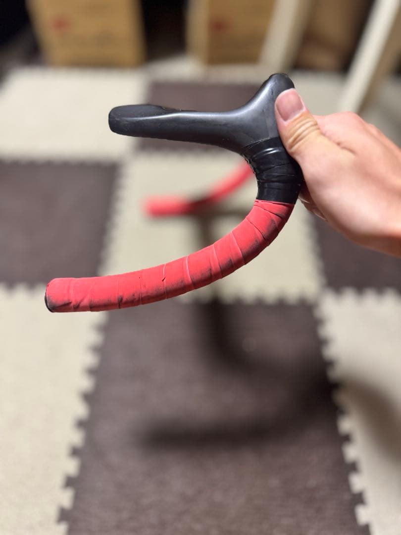 トラック用カーボンハンドル　ピスト　バンチバー　330mm