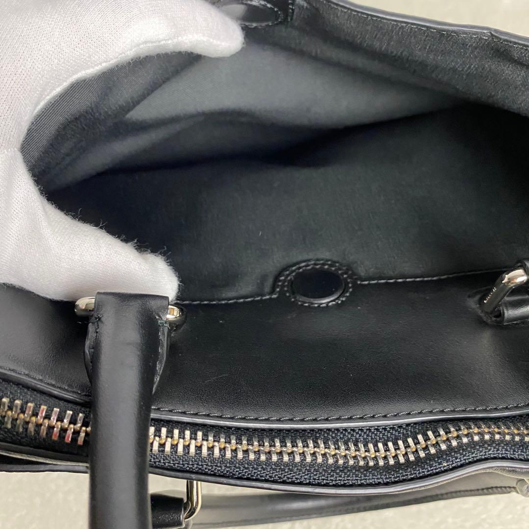 【美品☆人気モデル】コーチ ビジネスバッグ 2way シグネチャー 総柄 黒