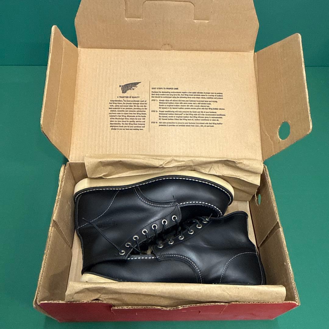 RED WING 8179 黒 モックUS8E USA製　2010年製　箱付き