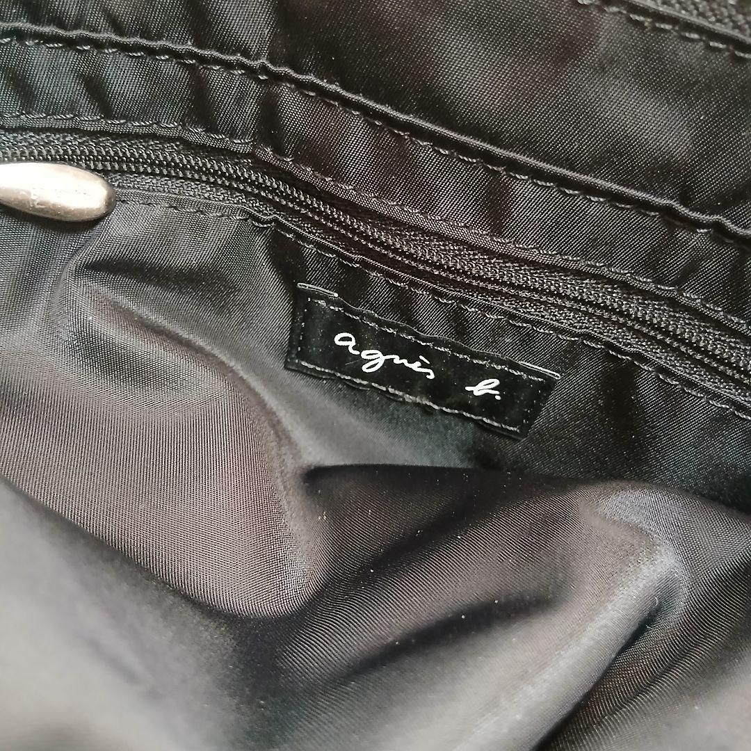 【美品】【agnes b.】RAS13-01 2wayナイロントートミニバッグ