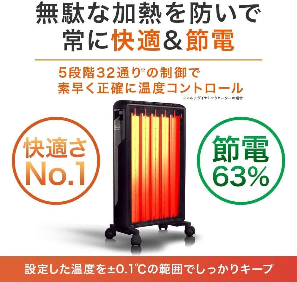デロンギヒーター　DeLonghi MDH15-BK