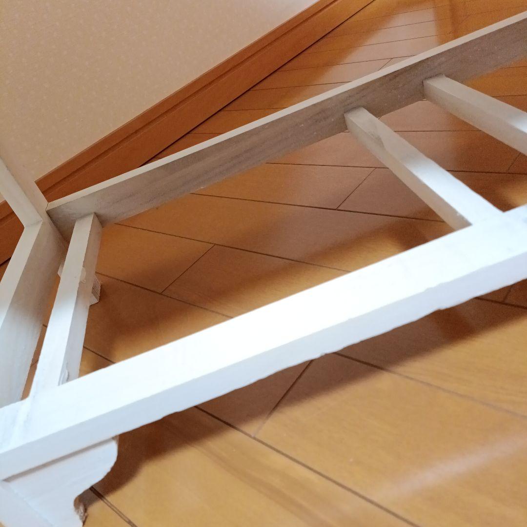 バスケット付3段フリルキャビネット　フレンチカントリー　可愛い　収納　木製　白