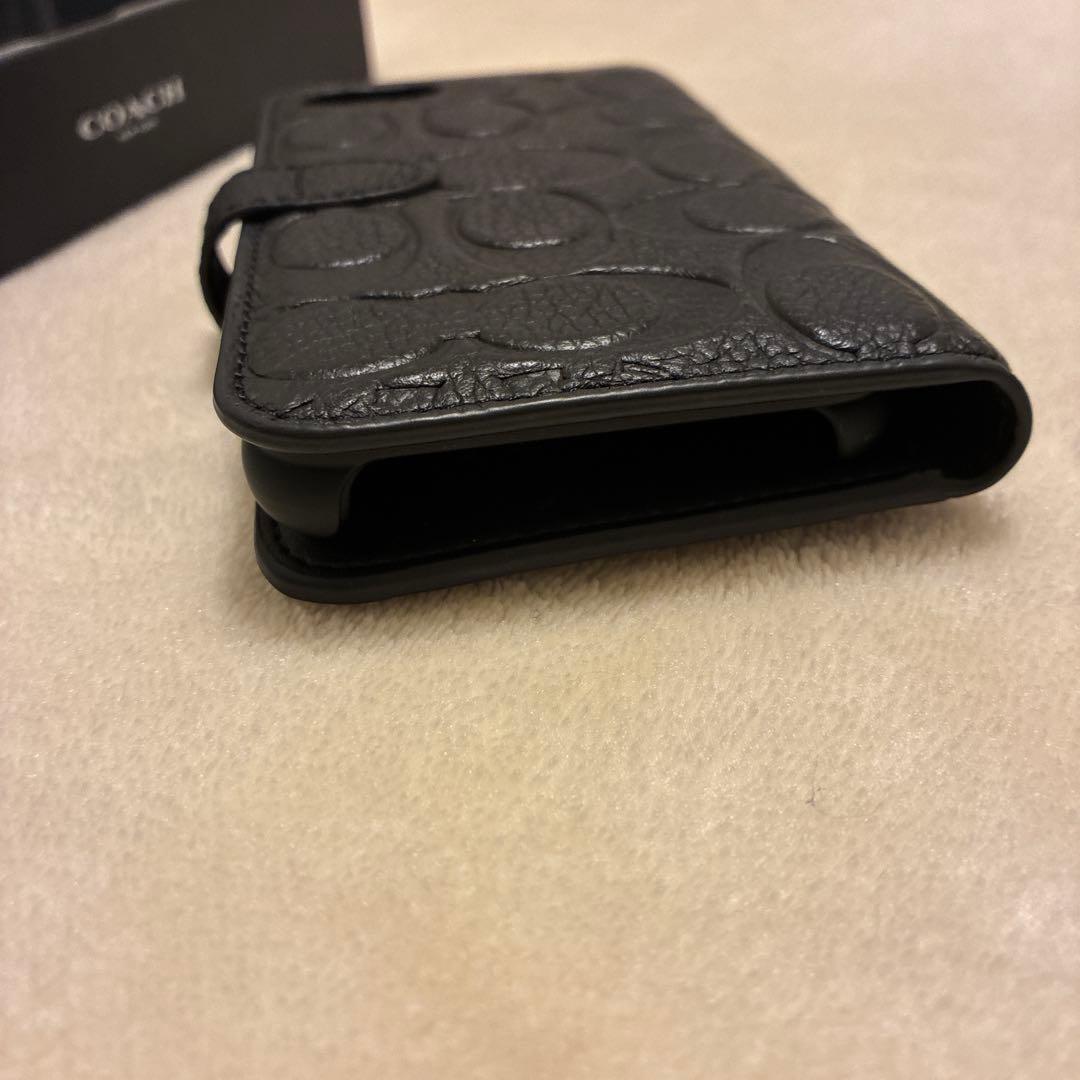 COACH iPhone SE/8/7用手帳型ケース 美品　11月特価 レア