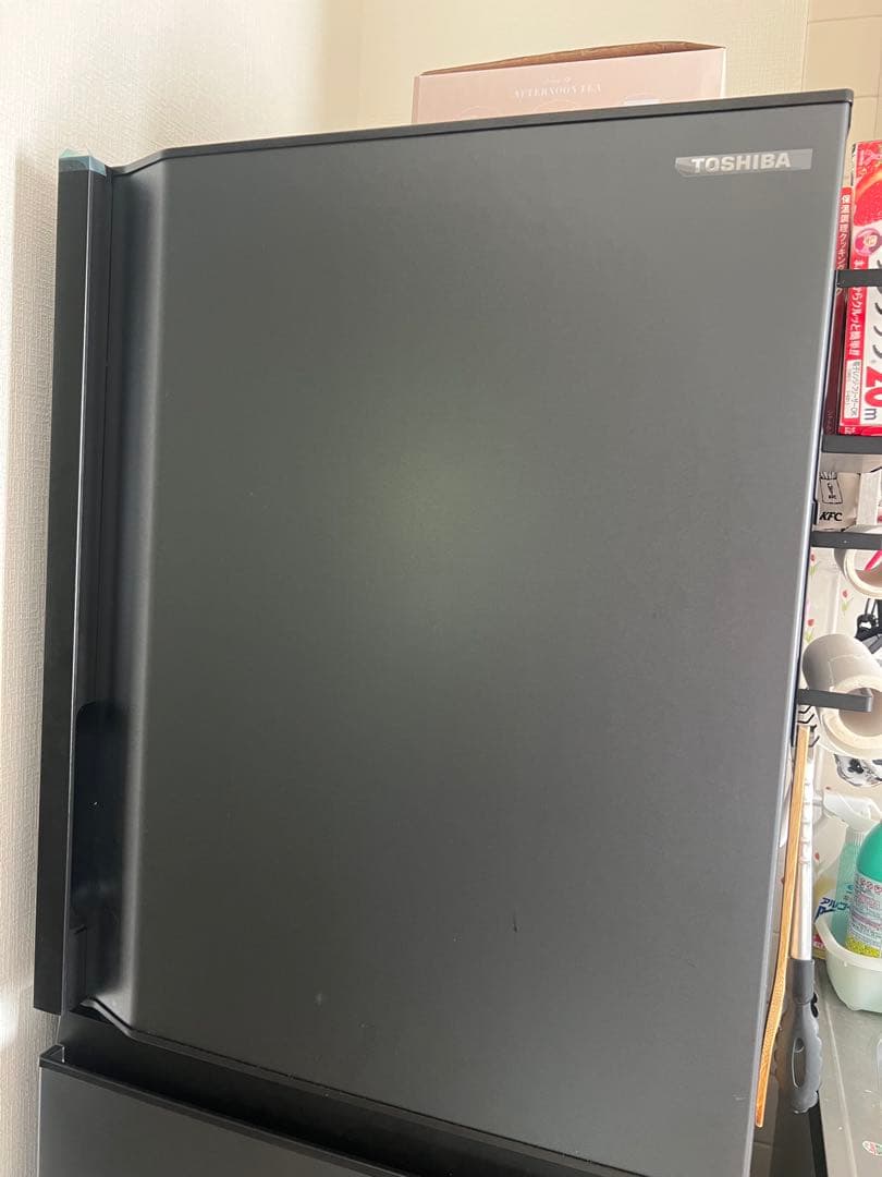 【超美品・2024年製】TOSHIBA冷凍冷蔵庫326Lブラック自動氷製造可能
