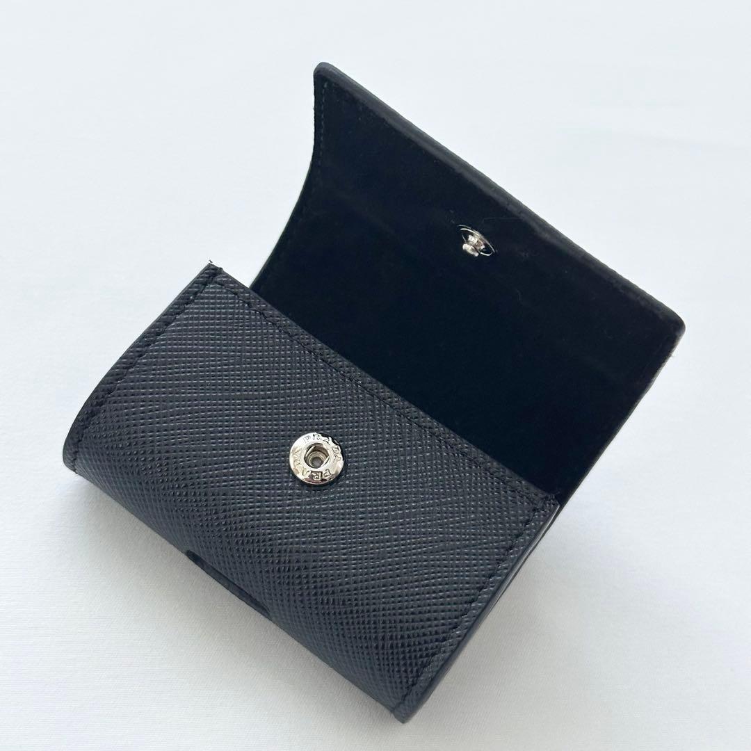 【美品】PRADA AirPods ケース サフィアーノトライアングル