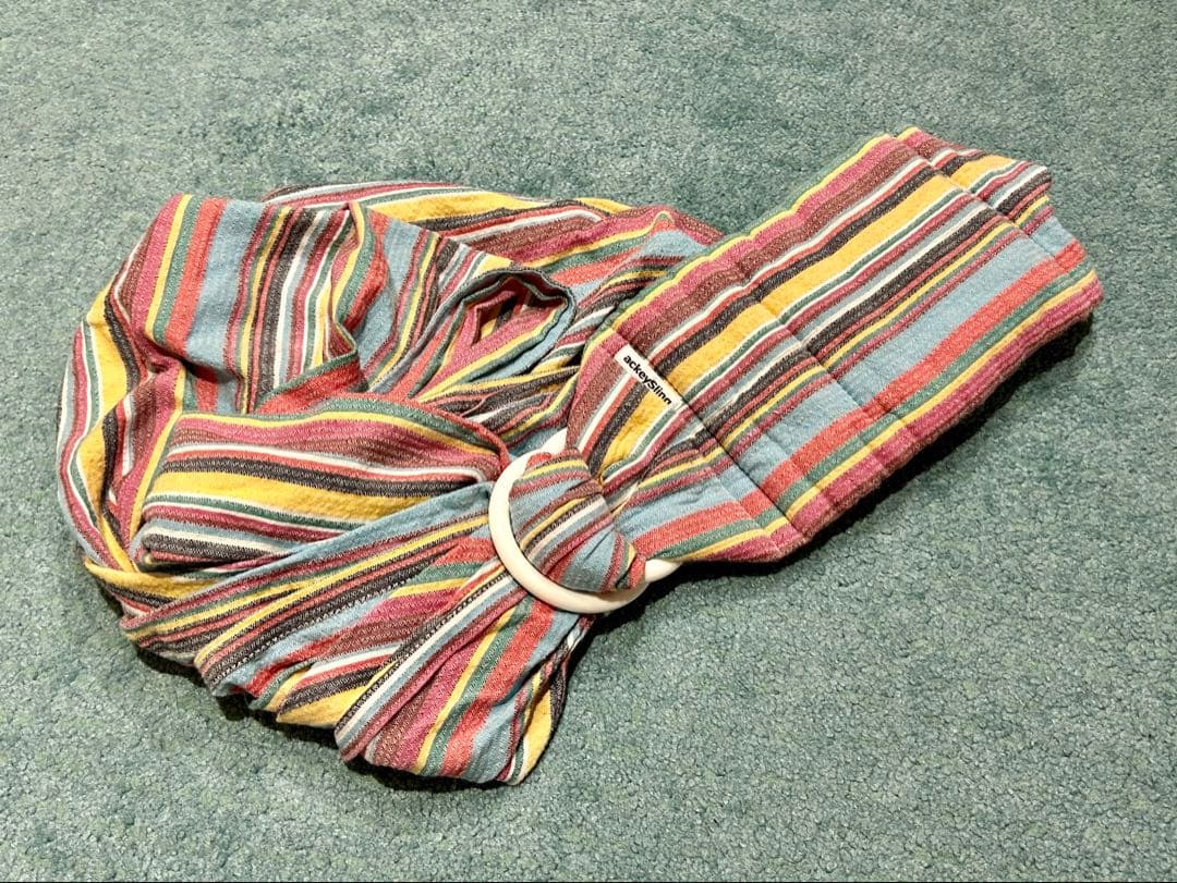 【値下げ】アッキースリング ackeysling ストライプ スリング 抱っこ紐