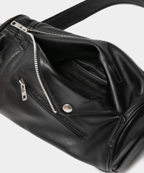 最終値下げ！beautifulpeople ラムレザーライダースシリンダーバッグ