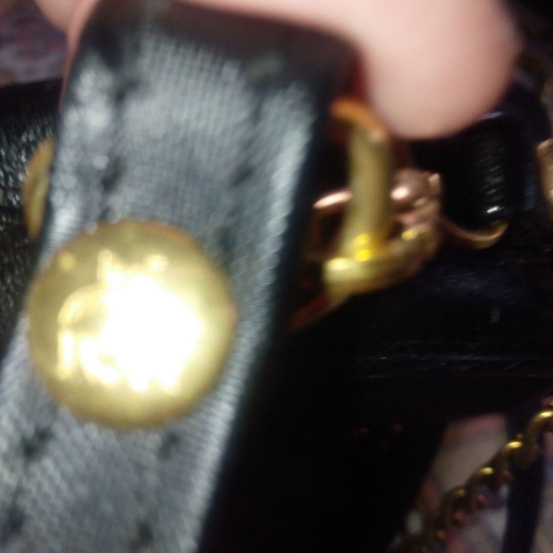 ビンテージレアエムシーエムMCM ブラック 円ショルダーバックポシエット中古美品