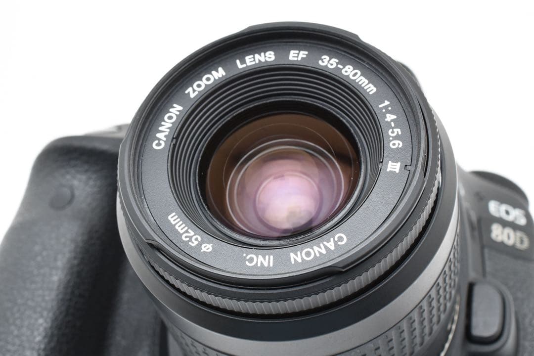 一眼レフカメラCanon EOS 80D標準レンズセット☆EF35-80mm