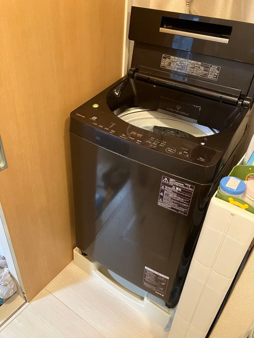 東芝TOSHIBA 縦型洗濯機(AW-10SD8) ボルドーブラウン