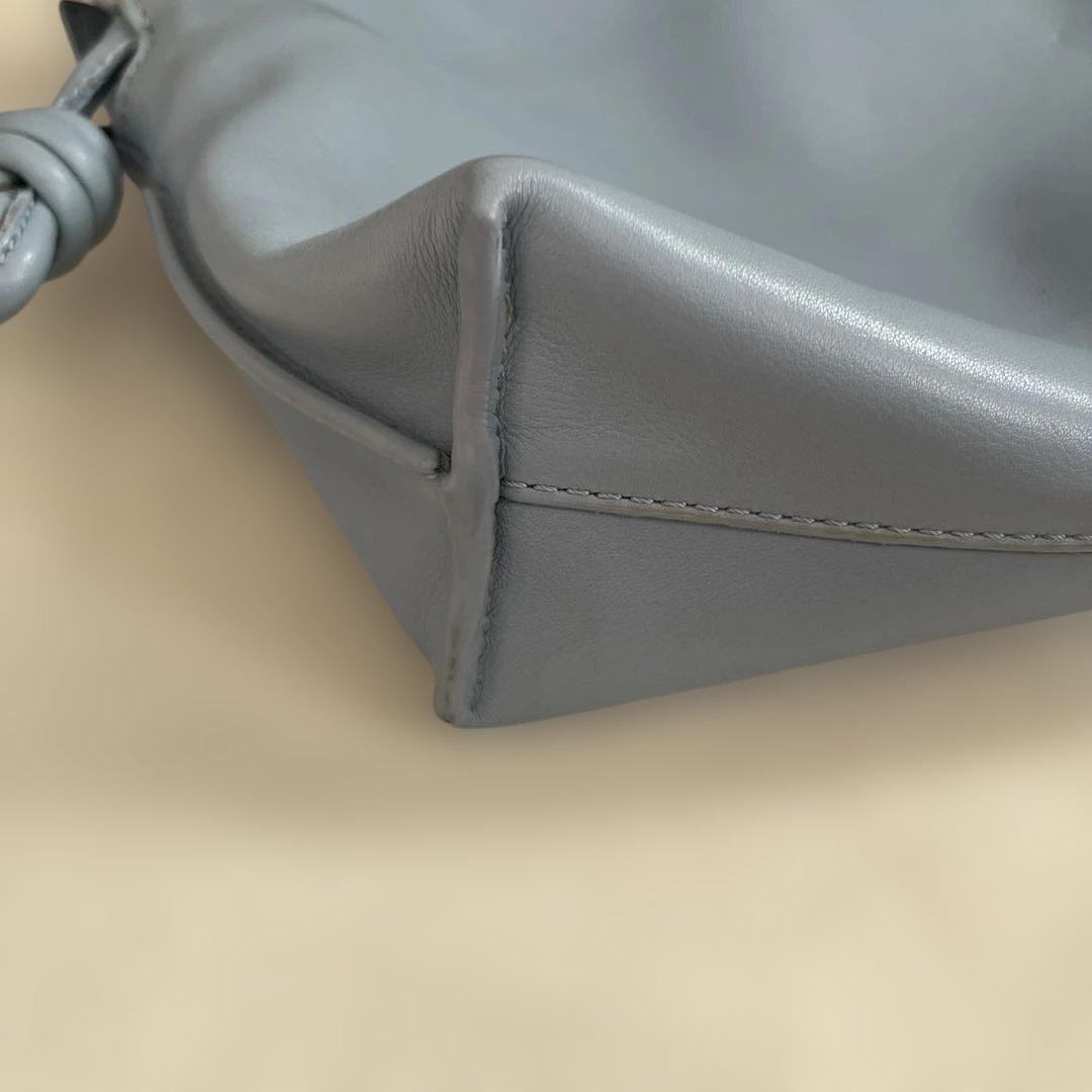 LOEWE フラメンコクラッチ ミニ ダスティーブルー 限定色 美品