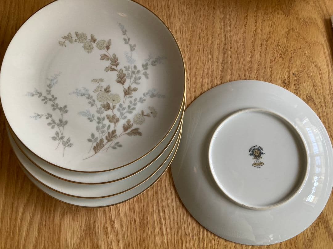 ノリタケチャイナ　食器セット　5種×5枚+コップ(売切)　ノリタケ　昭和レトロ