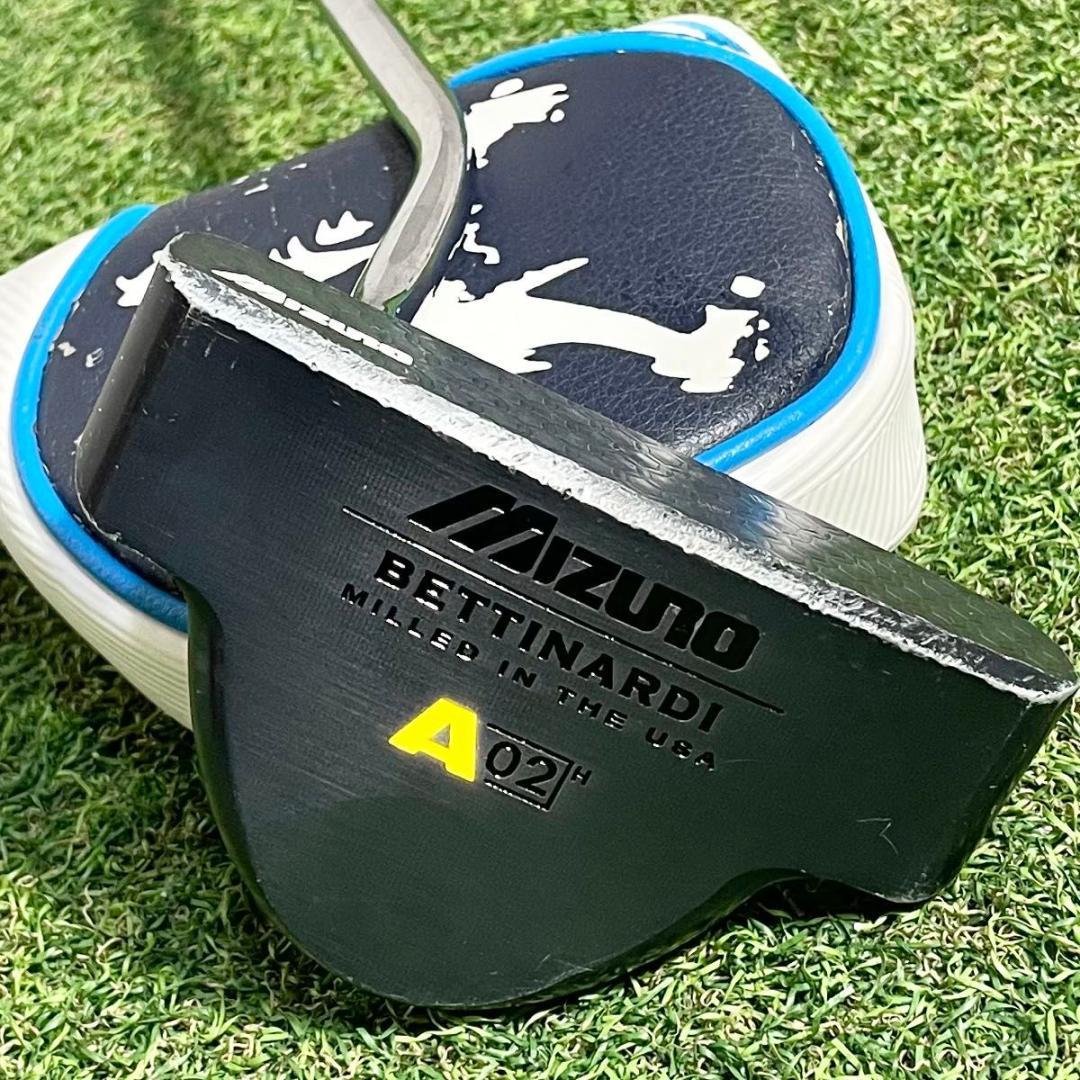 【貴重レフティ！超希少】ミズノ ベティナルディ A02H パター 34インチ 左
