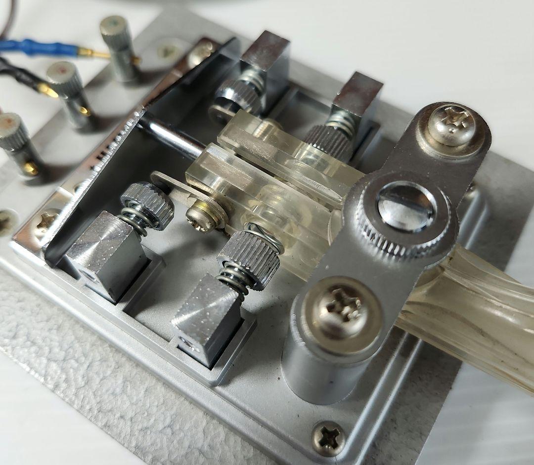 HI-MOUND マニュピレーター パドル電鍵 【金メッキ接続コード付き】