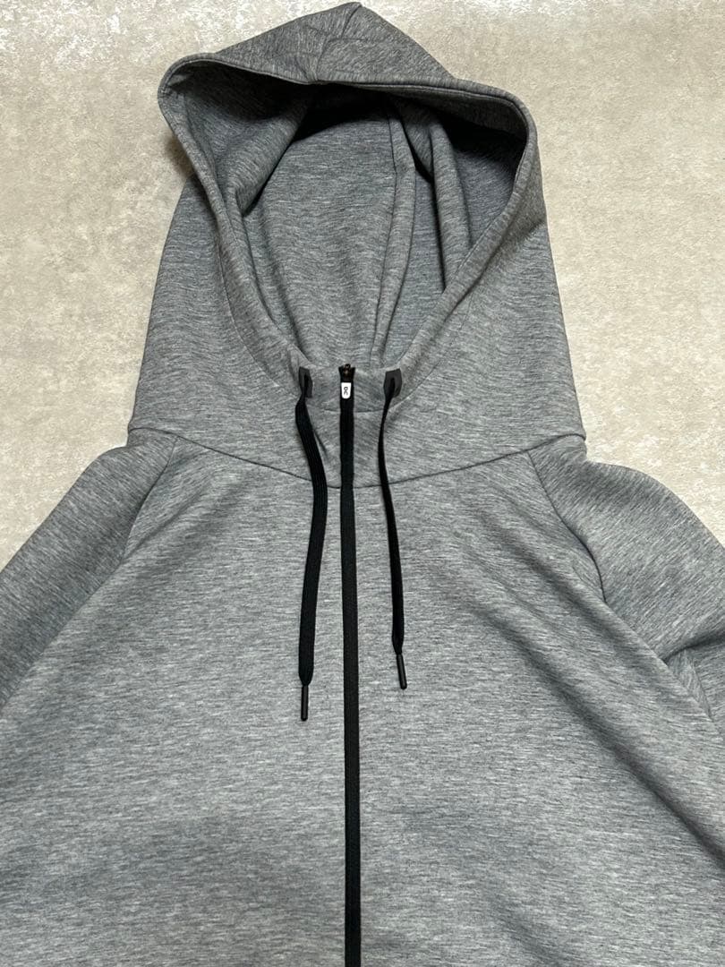 未使用級 on ジップフーディー　ジップパーカー 2XL グレー メンズ