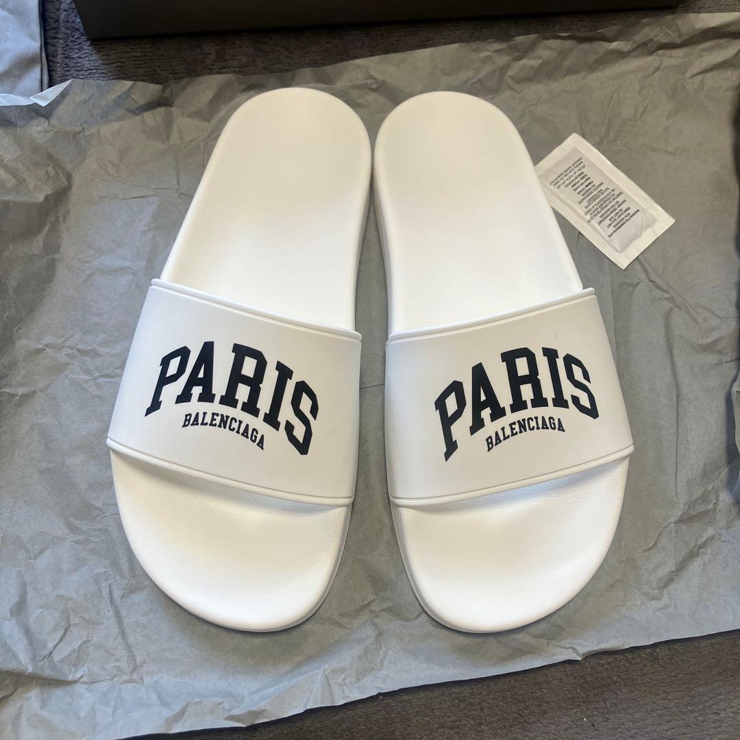 BALENCIAGA プールサンダル 38サイズ(24.5〜25cm)0706