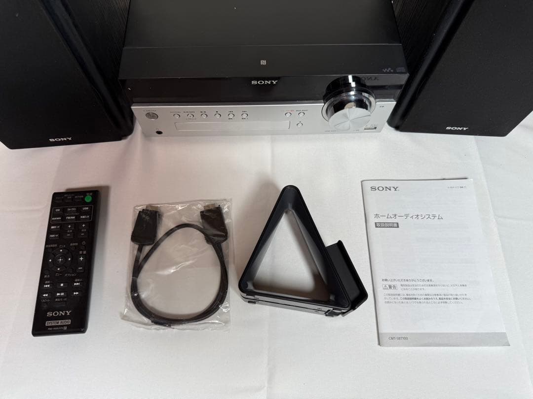 SONY CMT-SBT100 ミニコンポ Bluetooth CDリモコン付