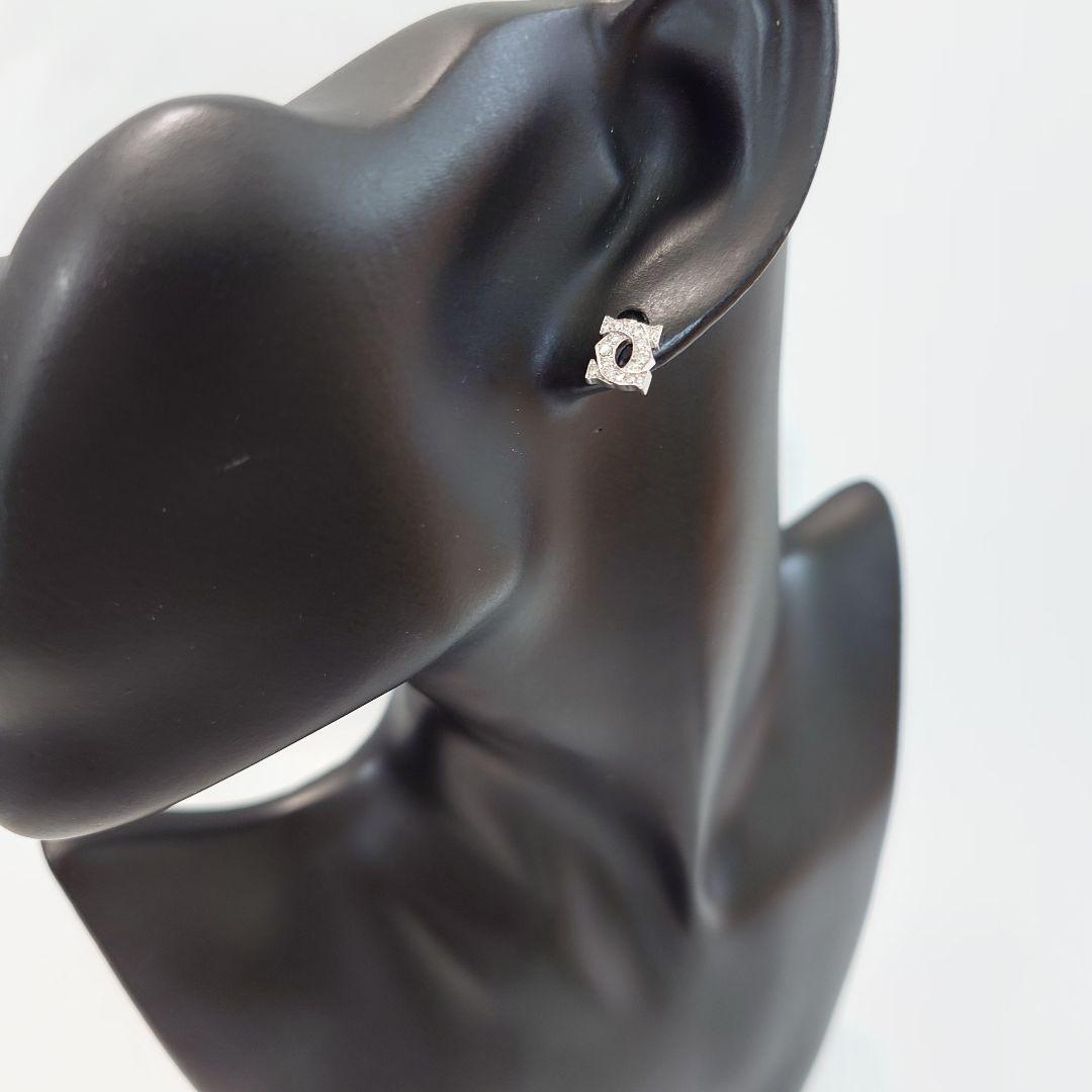 【美品】カルティエ アントルラセ ピアス 片耳用 6688