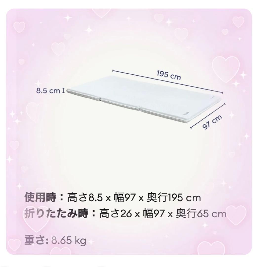 ③✨快適快眠✨OASIS シングル 布団 三つ折り コアラ(R) ✨お買得品！