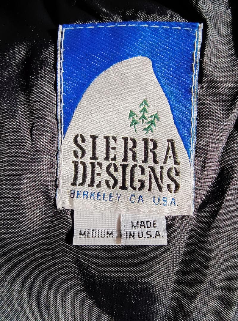 SIERRA DESIGNS パナミントジャケット 黒 サイズＭ　美品