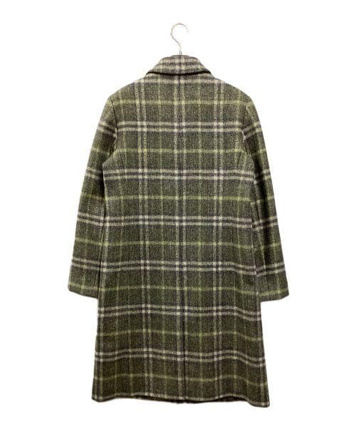 BURBERRY LONDON バーバリーロンドン ウール ステンカラーコート緑