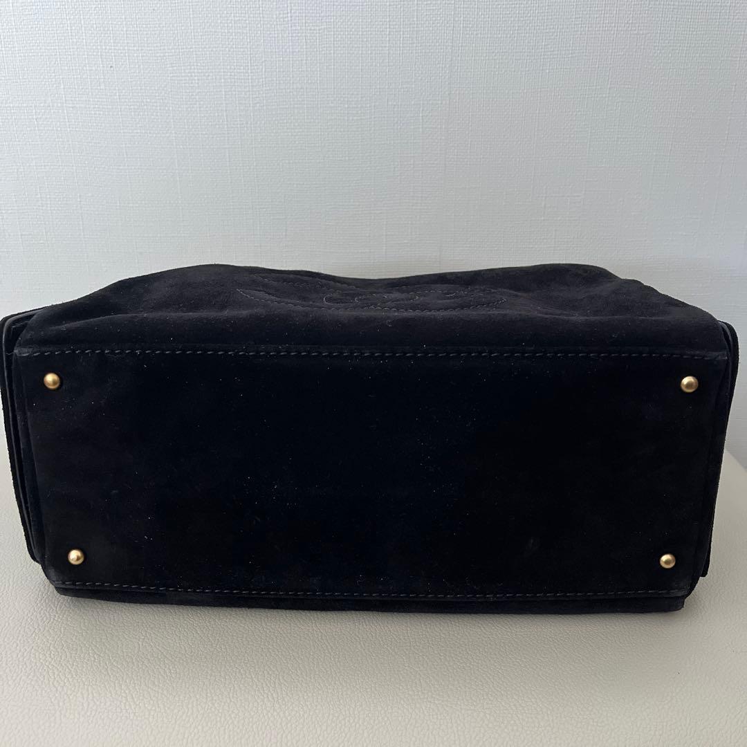 美品！シャネル　チェーンショルダーバッグ　バックスキン　ブラック