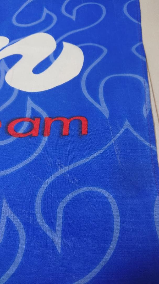 ☆サッカー日本代表 炎 特大フラッグ☆９８年フランスＷ杯