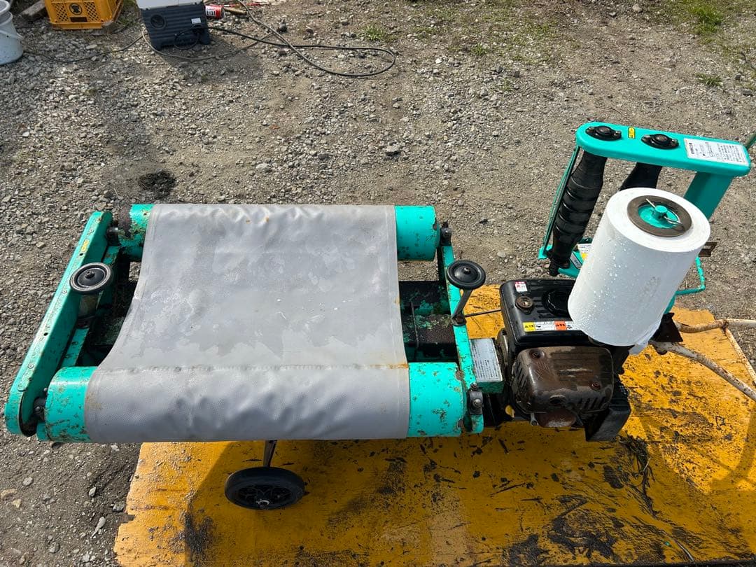 宮崎　タカキタ ラッピングマシーン　梱包機 ミニラップマシン エンジン式　動画有