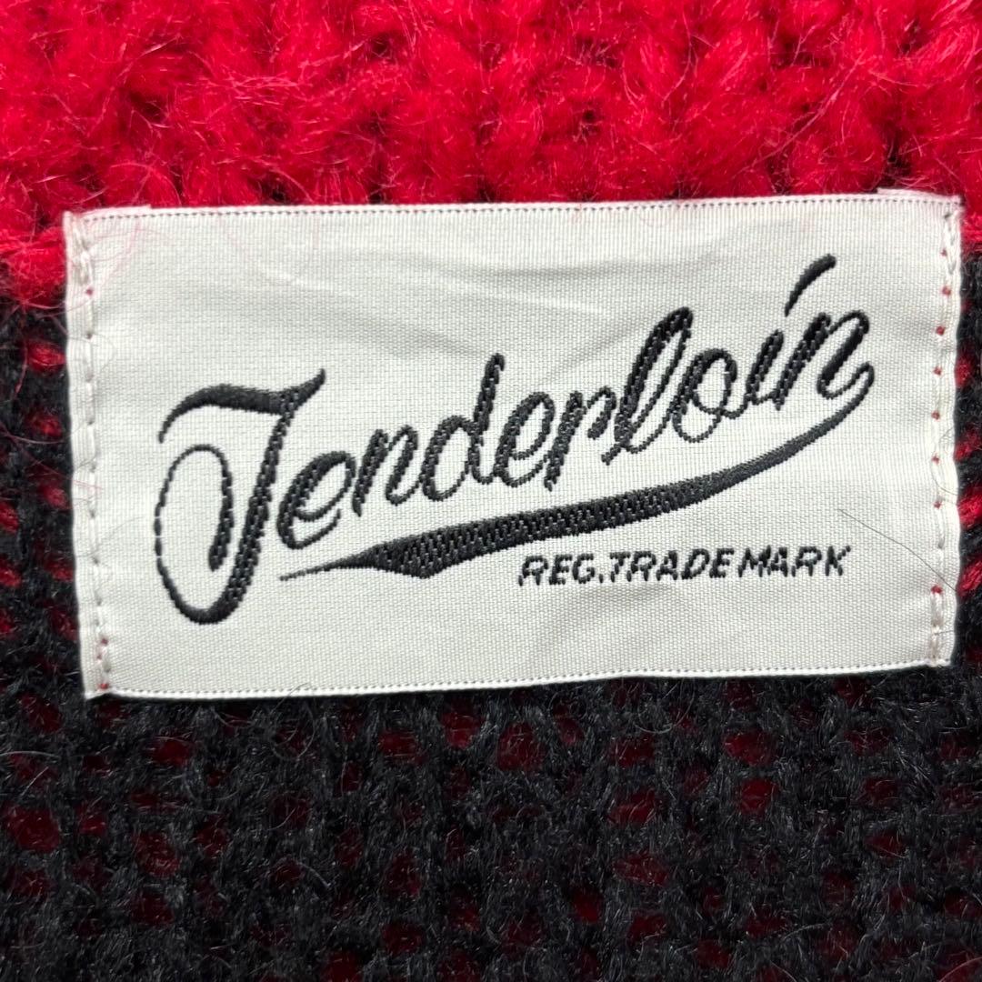 テンダーロイン モヘヤ ニット クルーネック セーター ブラック ジョッキー 馬