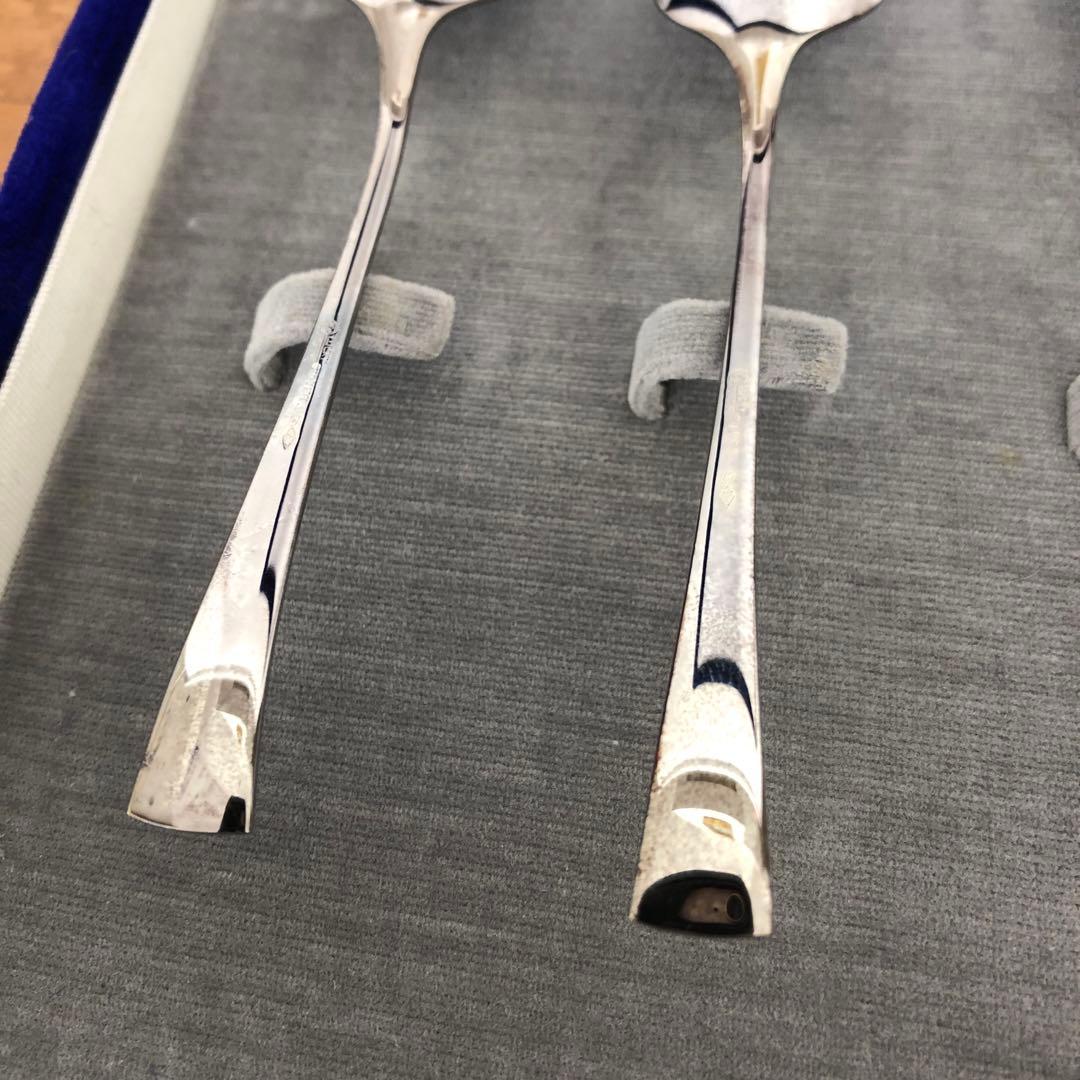 未使用　ラッキーウッド　SILVER950 スプーン5本　純銀製　シルバー950