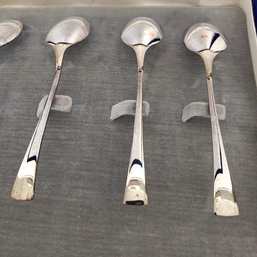未使用　ラッキーウッド　SILVER950 スプーン5本　純銀製　シルバー950
